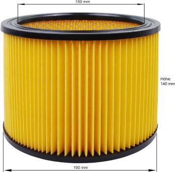 Einhell Faltenfilter für Nass-Trockensauger 2351110